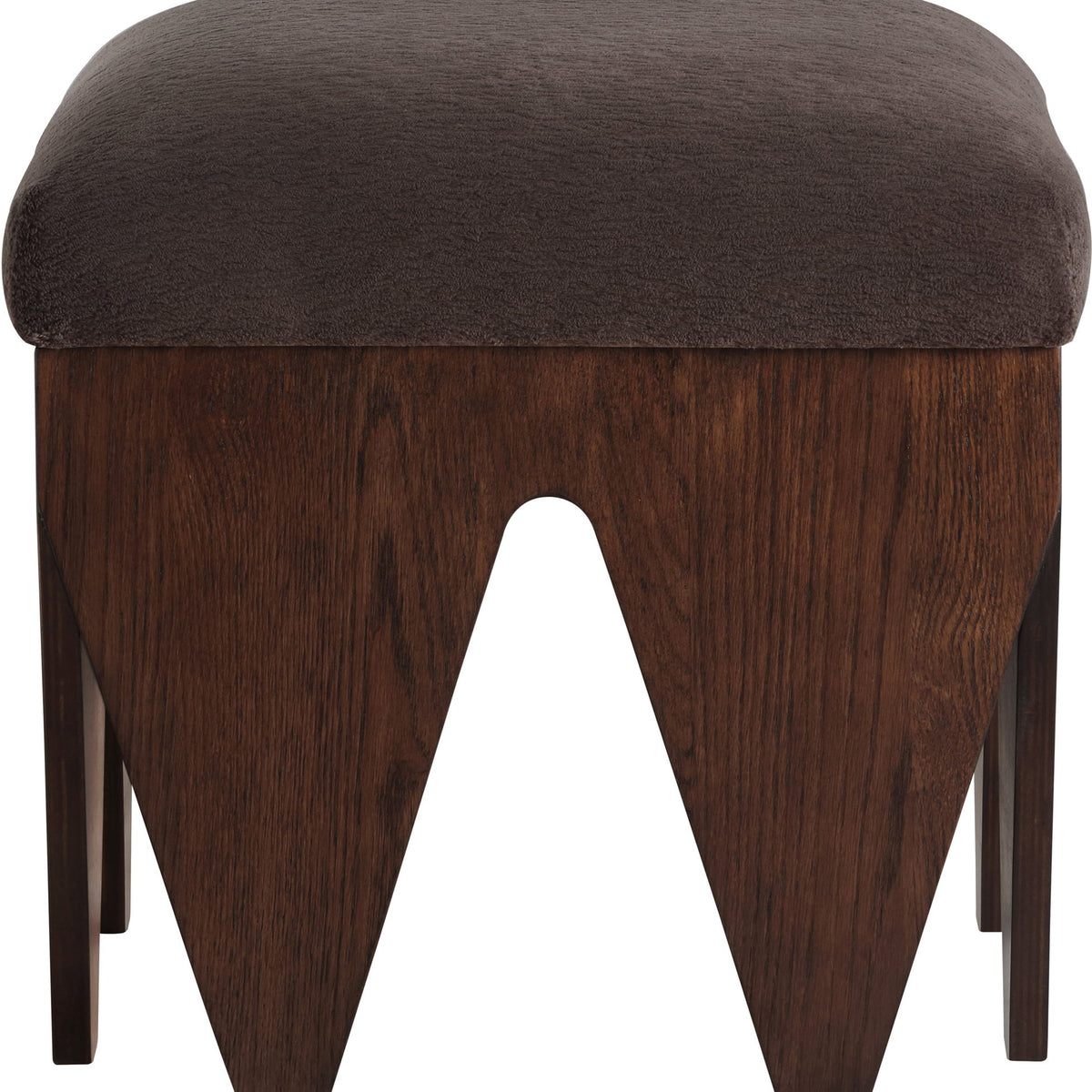Altair - Fabric Bench - Dark Brown Base