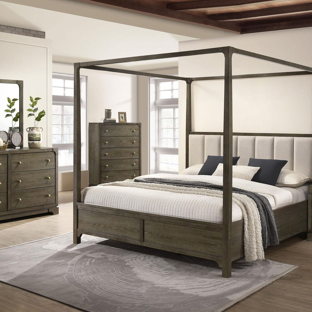 Gran Park 5-piece California King Bedroom Set Dark Cocoa