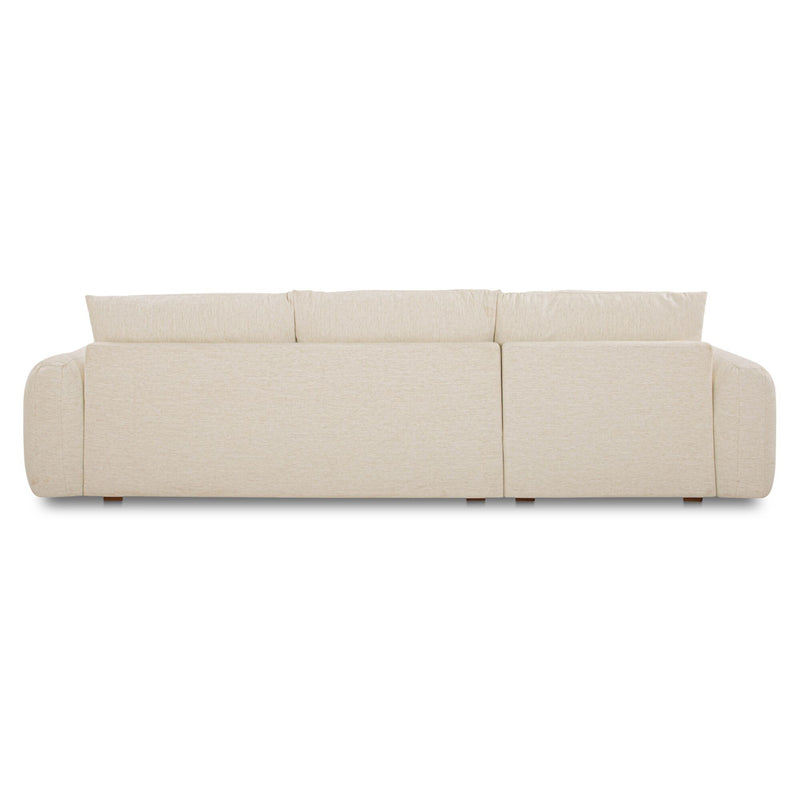 Berga - Sectional Left Stationary Sofa - White