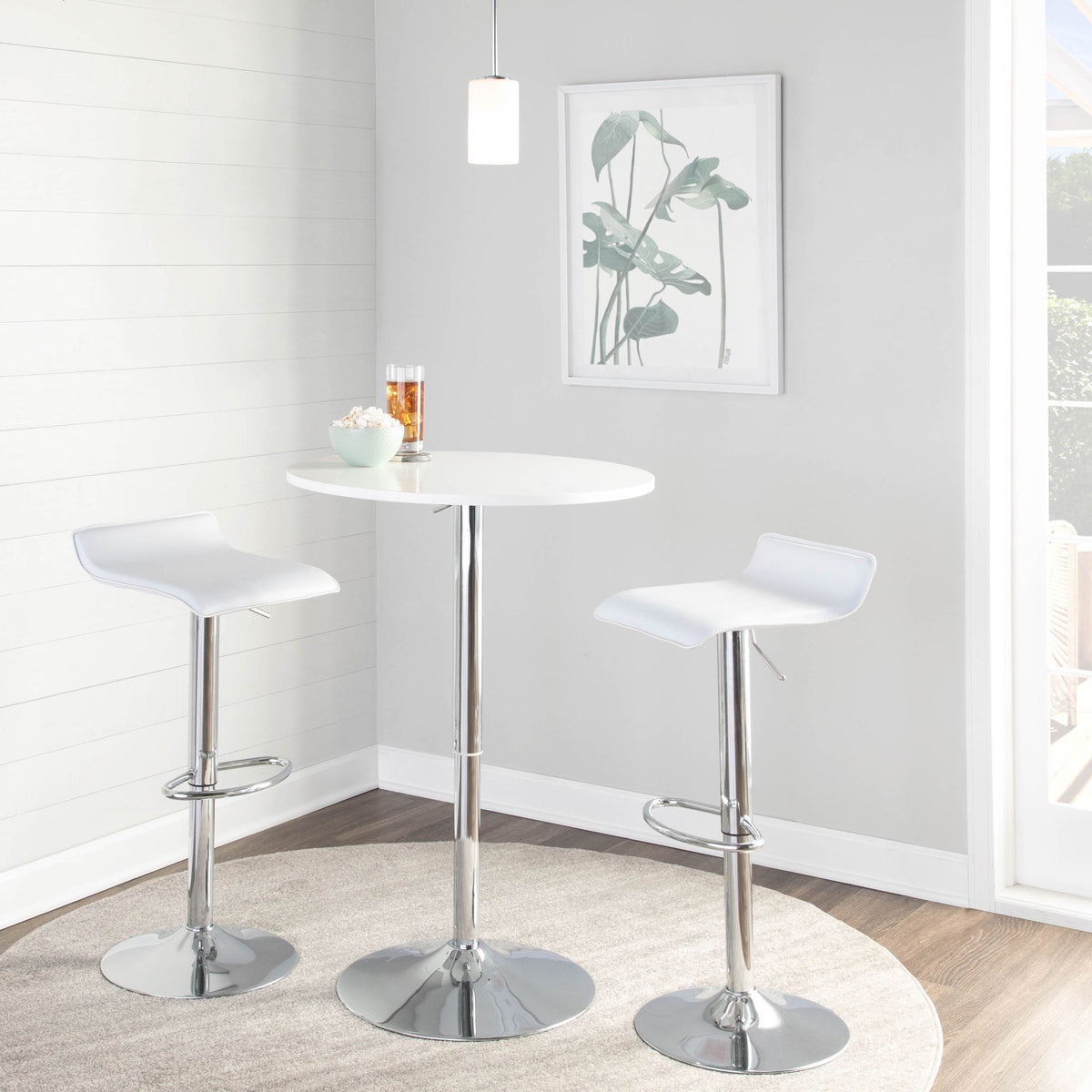 Elia - Contemporary Adjustable Bar Table