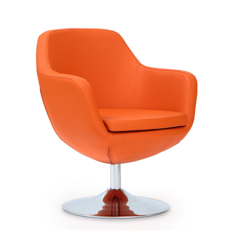 Manhattan Caisson - Swivel Lounge Chair