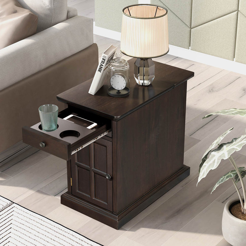 End Table USB Charging