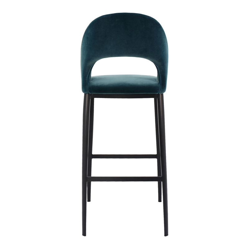 Roger - Barstool - Teal Velvet