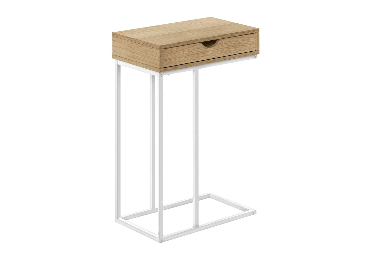 Accent Table, C - Shaped Contemporary & Modern Design