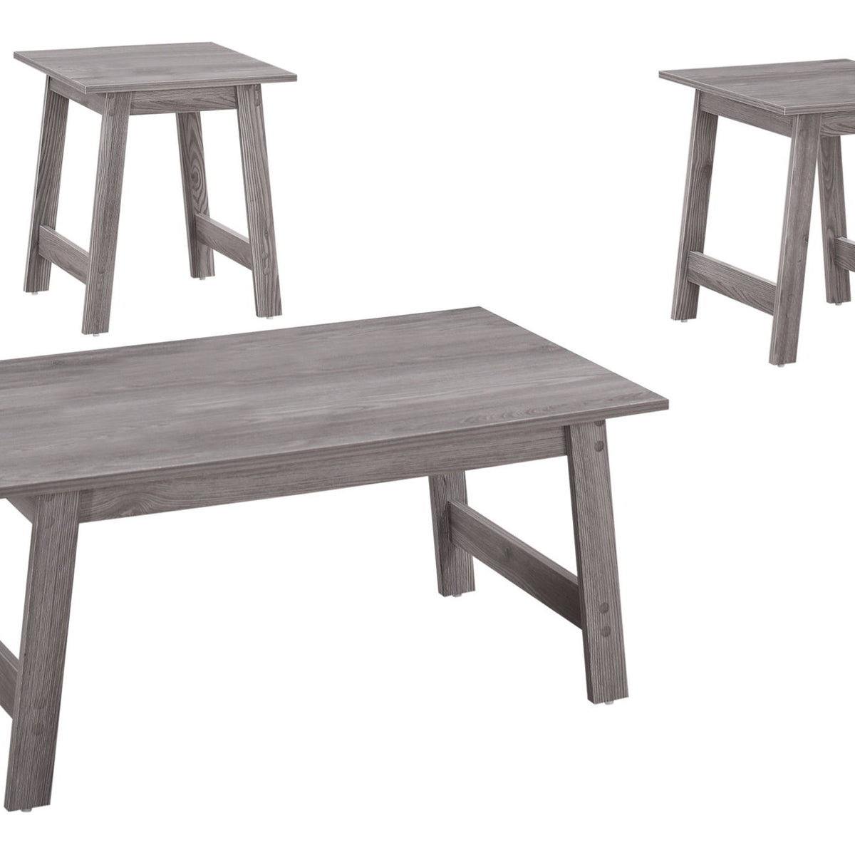 Table Set, Coffee, End, Side, Accent, Living Room Transitional (Set of 3)