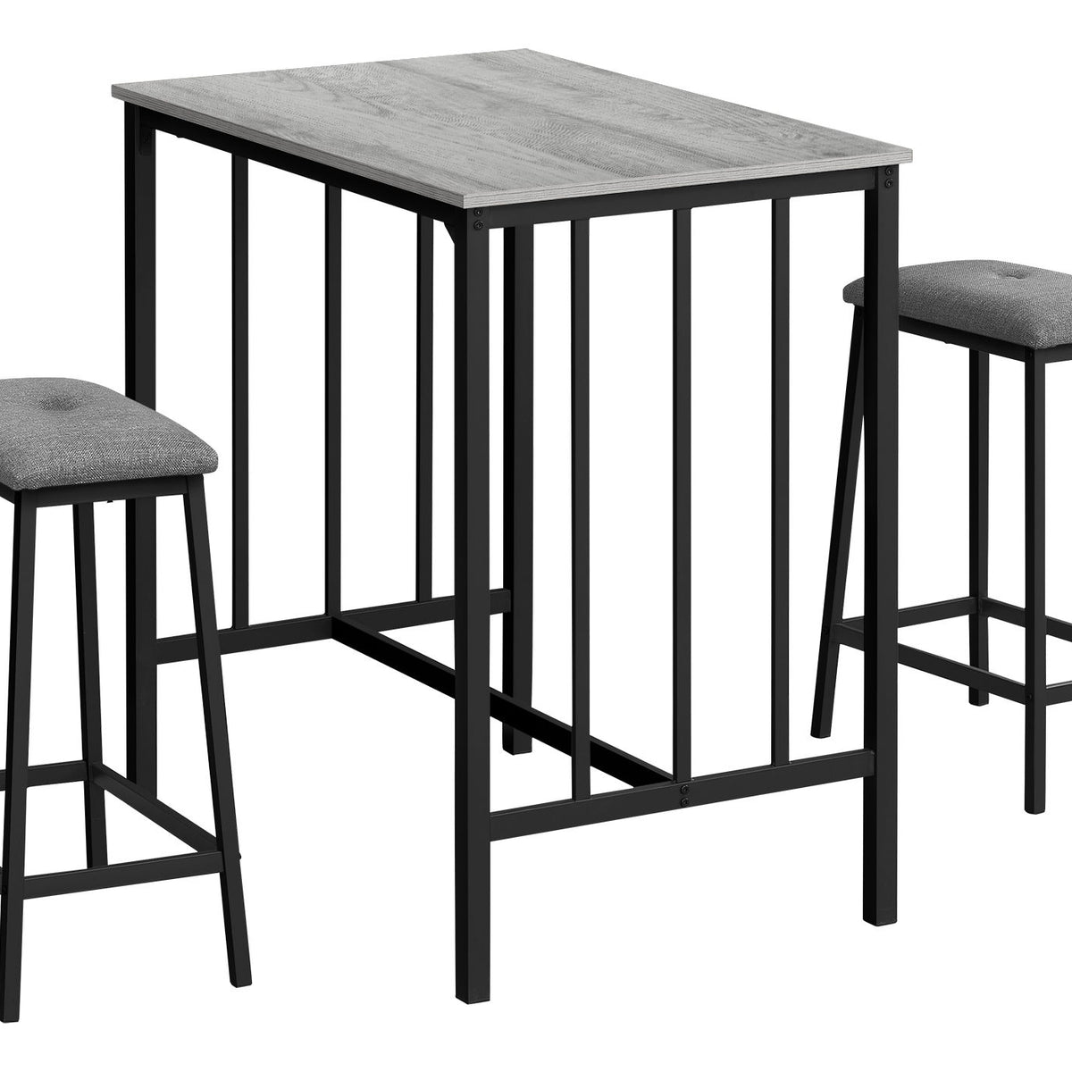 3 Pieces Dining Set, Counter Height, Rectangular, Small, Contemporary & Modern