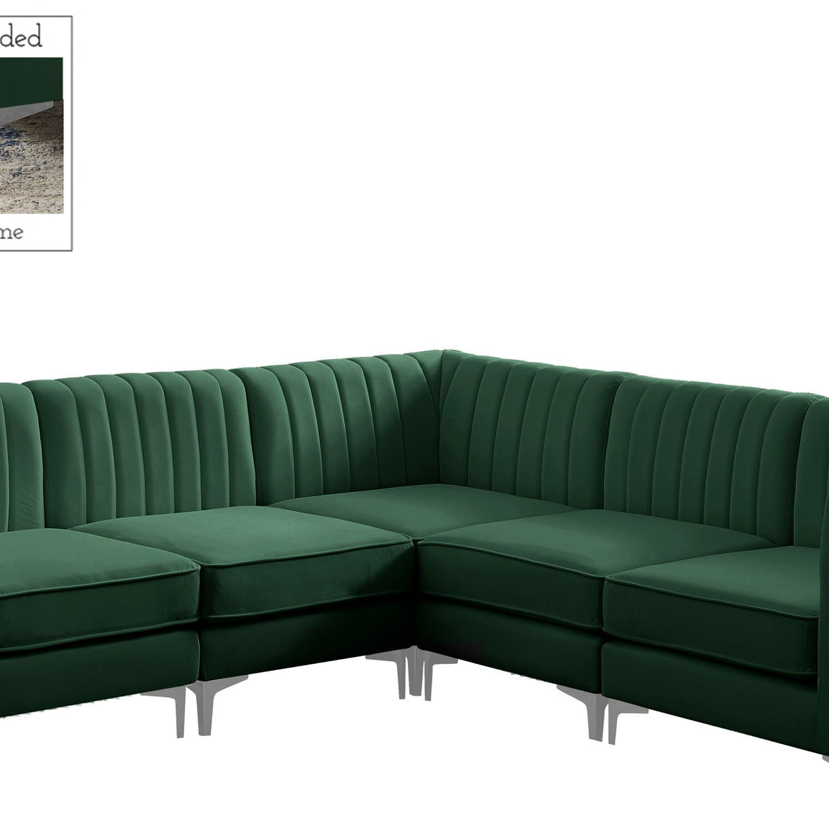 Alina - 5 Piece Modular Corner Sectional