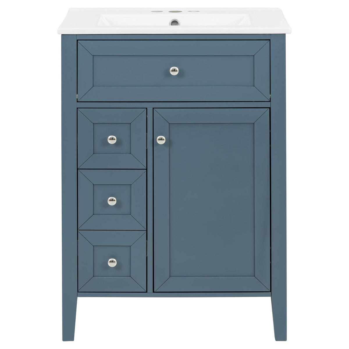 Bathroom Vanity With Sink, Soft Closing Cabinet