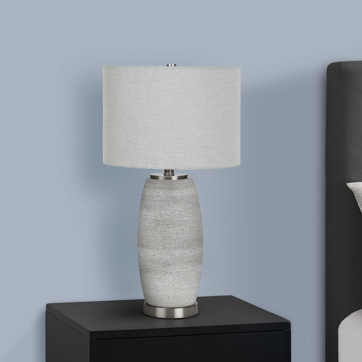 Lighting, Table Lamp, Ceramic, Modern - Gray