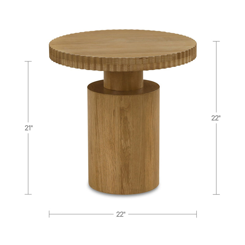 Leigh - Side Table - Brown