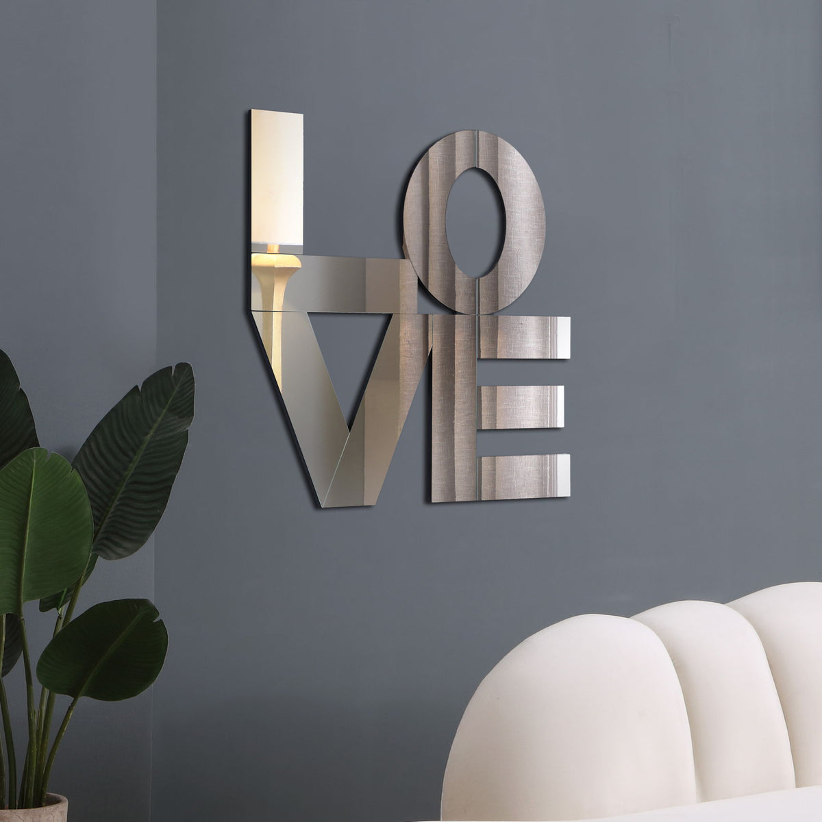 Love - Mirror - Pearl Silver