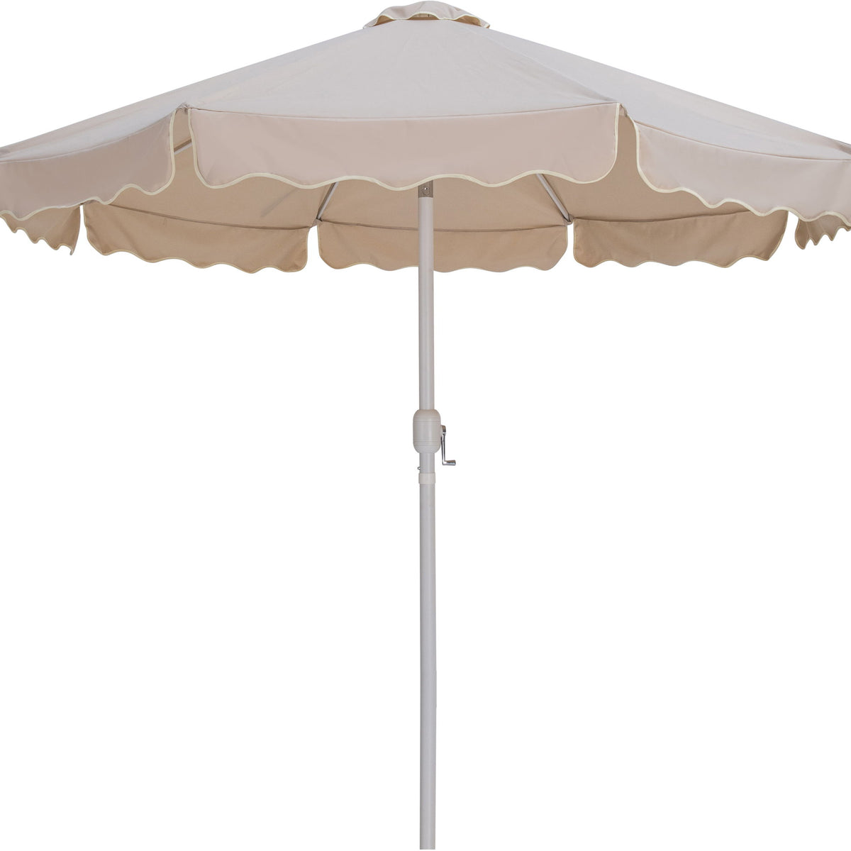 Amalfi - Patio Umbrella - White Base / White Pole