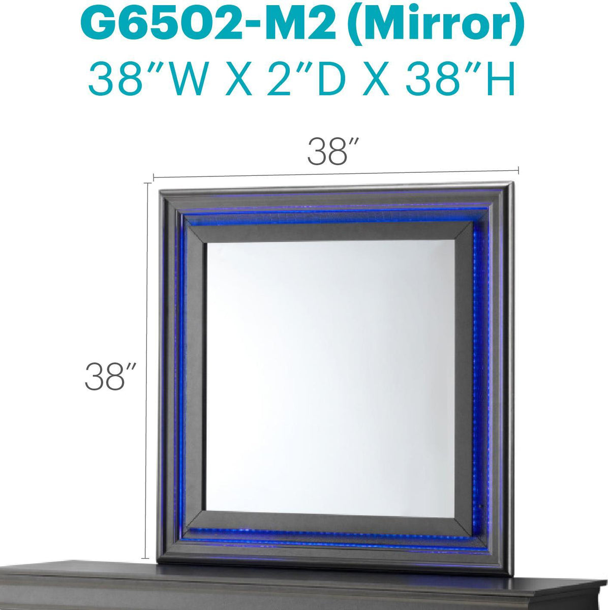 Elegant Transitional LED Mirror
