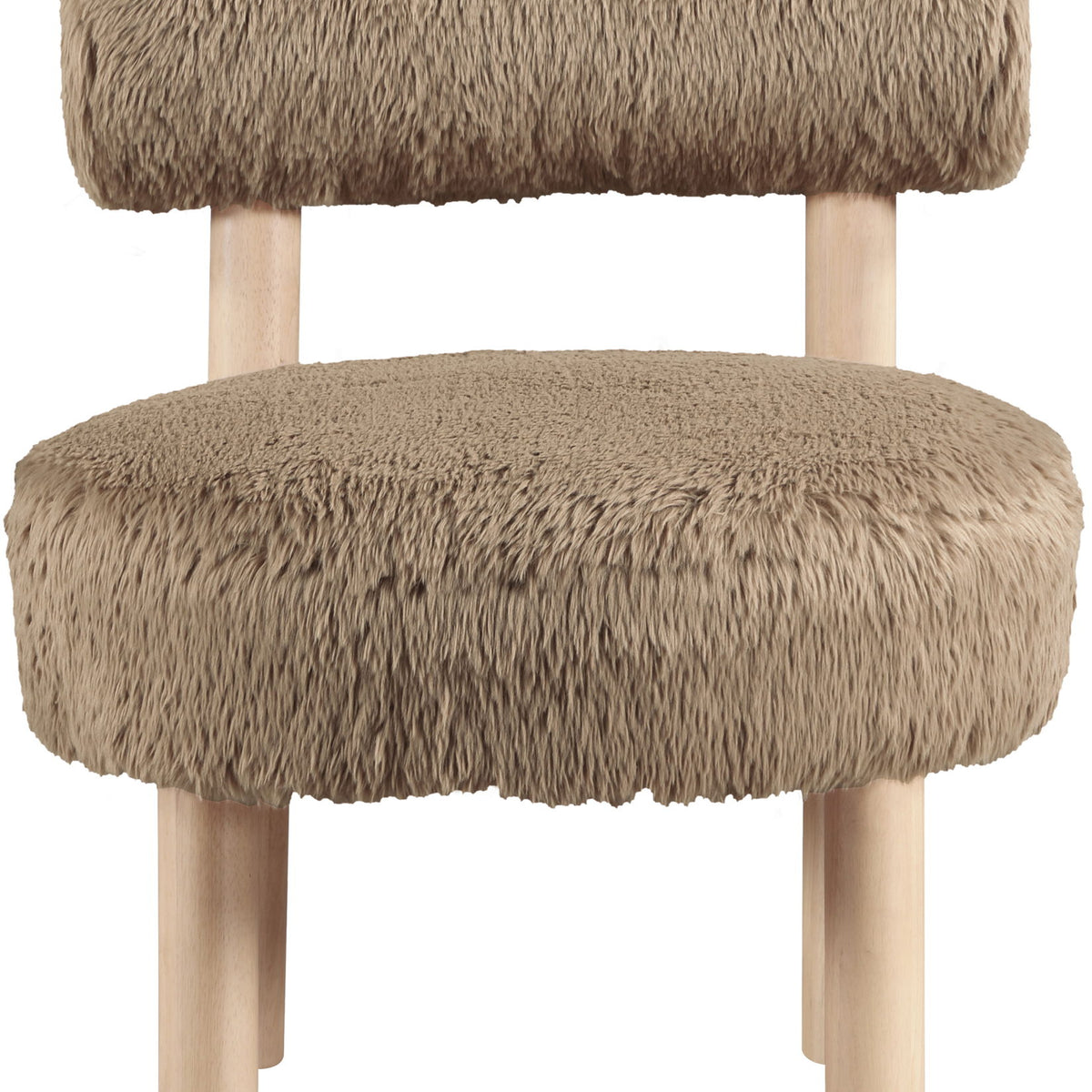 Ambre - Shearling Fabric Accent Chair
