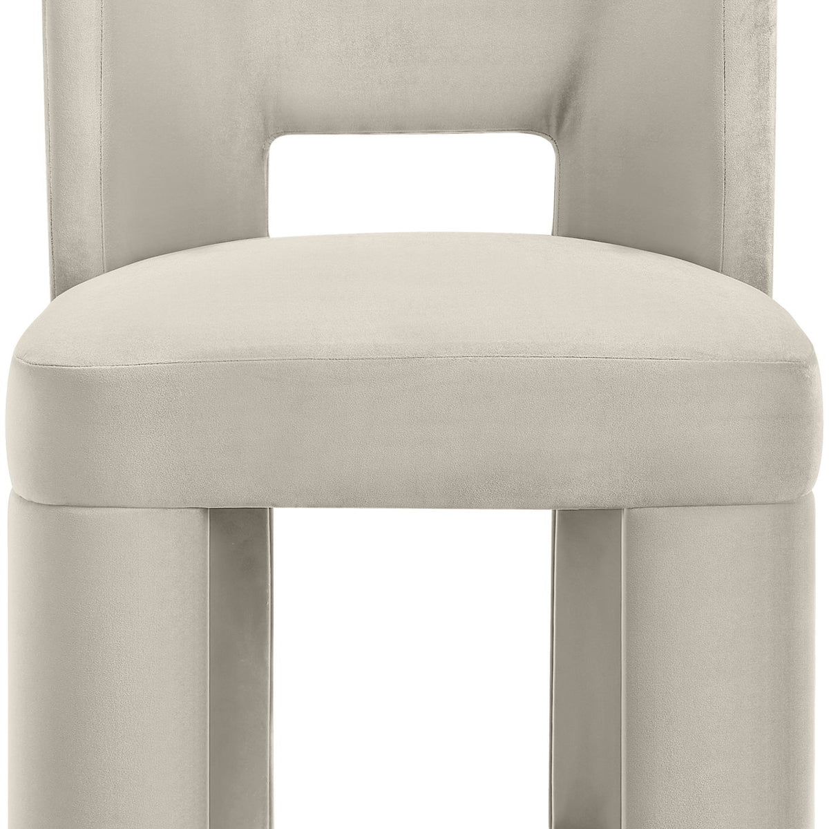 Zuno - Velvet Performance Fabric Upholstered Dining Chair (Set of 2)