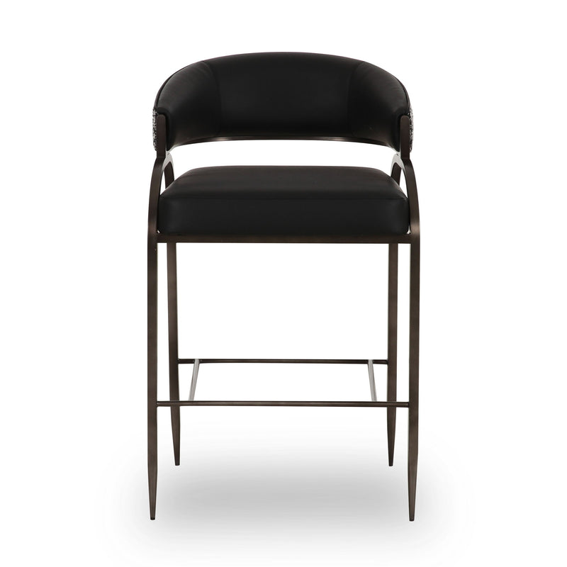 Tatum - Vegan Leather 2-Tone Counter Stool
