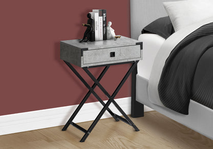 Accent Side Table, Storage Drawer, Stylish Design Contemporary & Modern