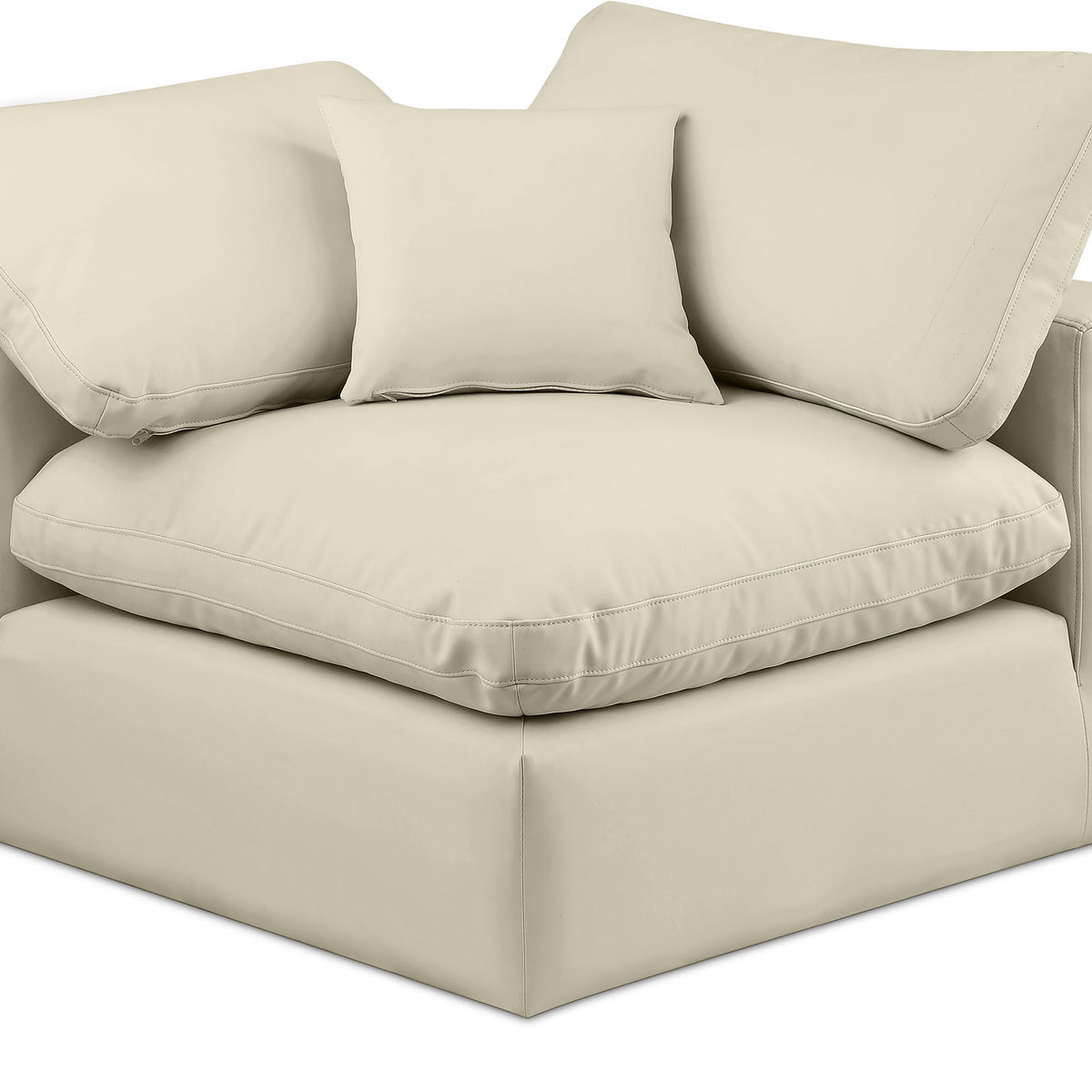 Comfy - Faux Leather Corner Chair