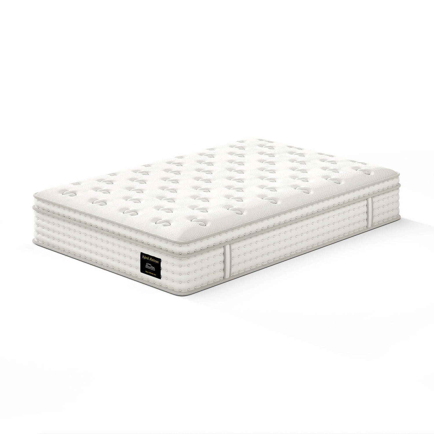 12'' Hybrid Mattress, Memory Foam & Pocket Springs For Pressure Relief