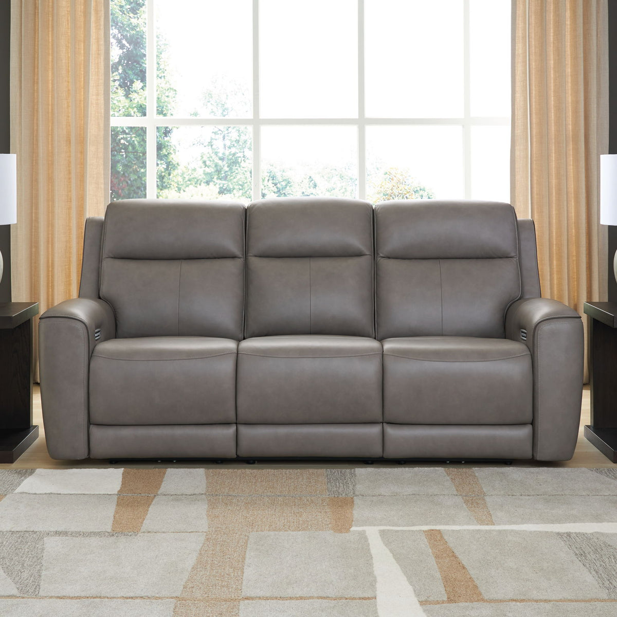 5Z-Comfort - Relaxation - Power Reclining Sofa With Adj Headrest