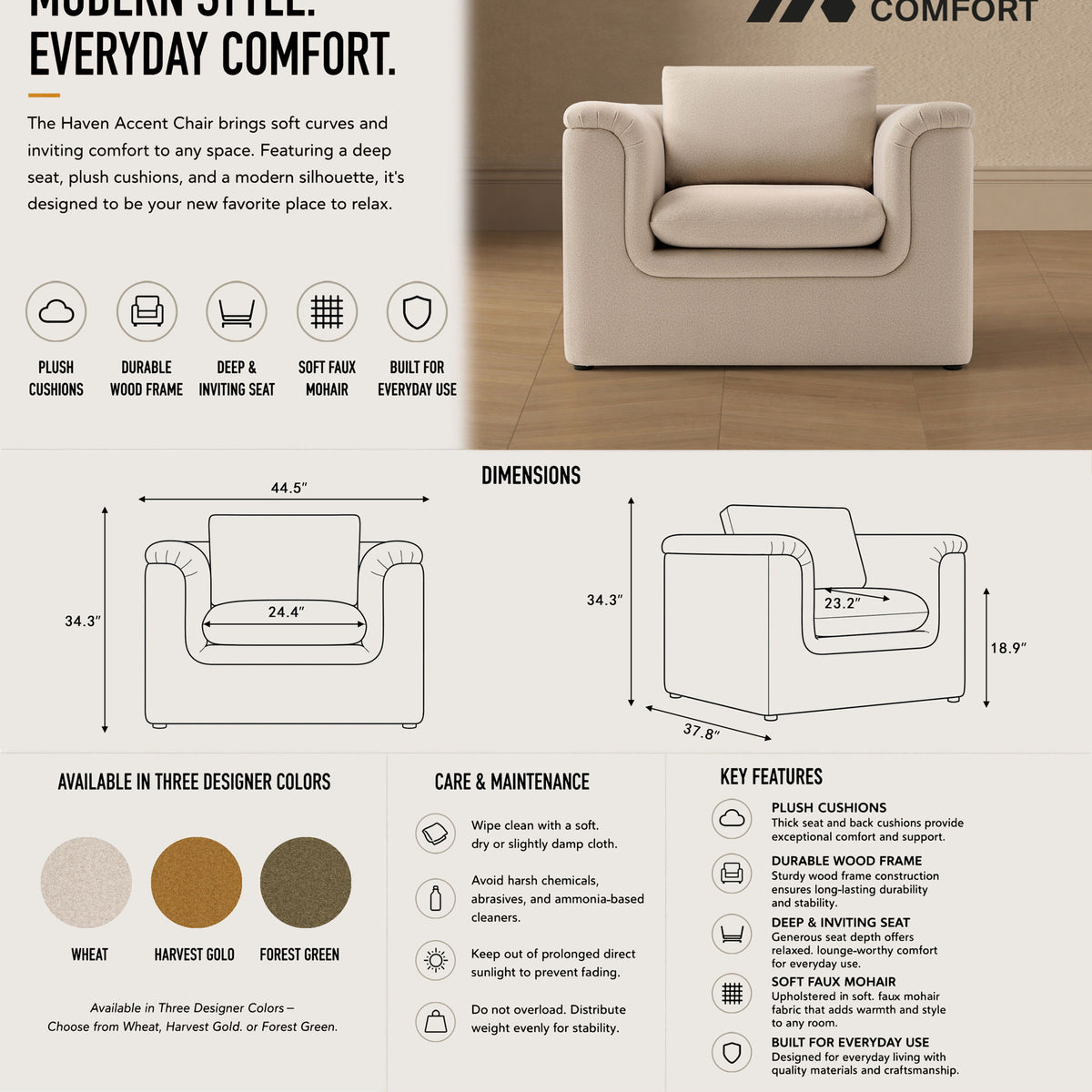 Manhattan Haven - Accent Armchair