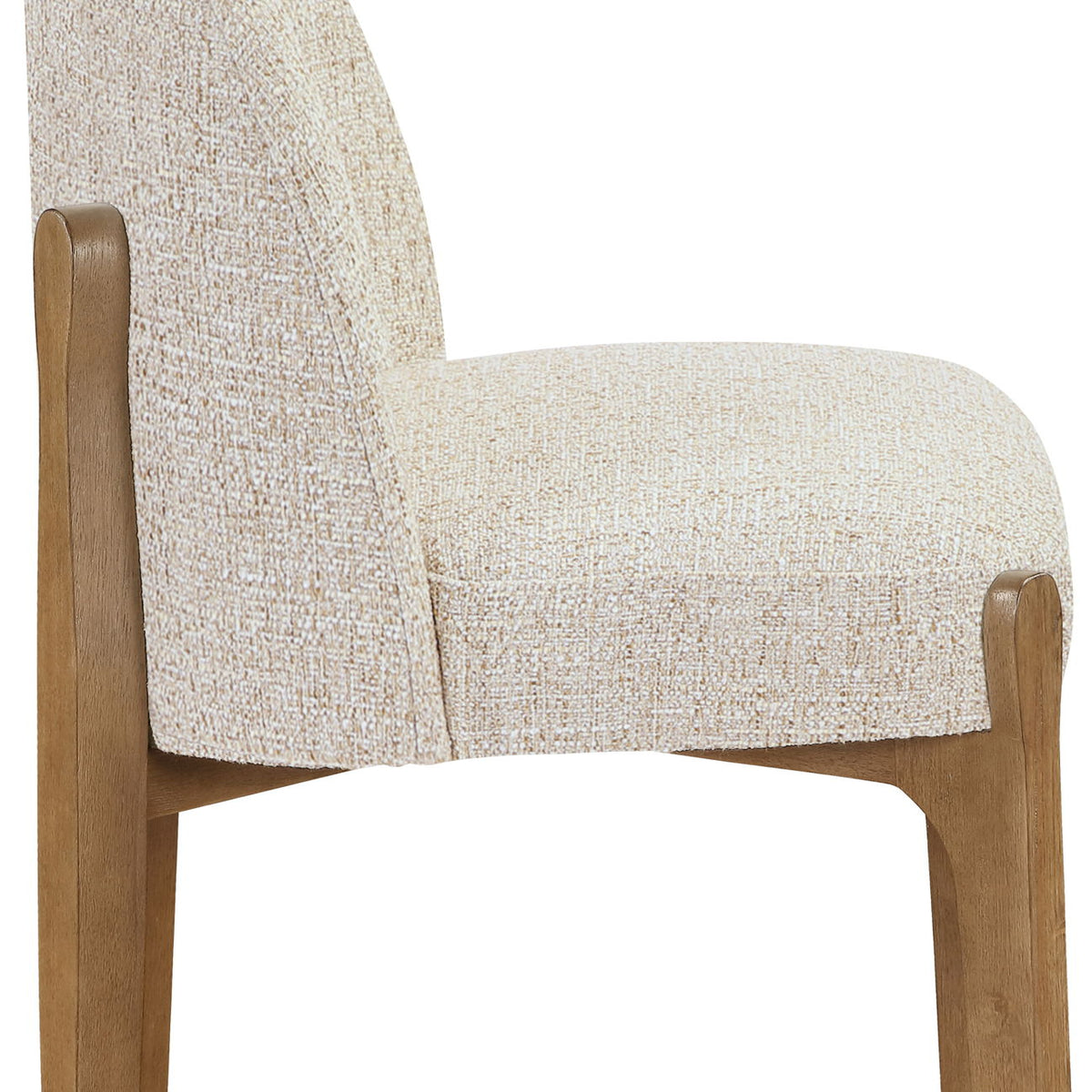 Torino - Upholstered Dining Chair With Brushed Brown Base (Set of 2)