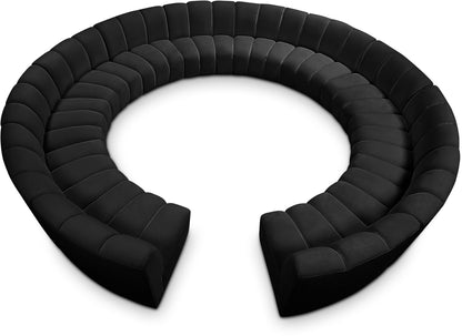 Infinity - 12 Piece Velvet Modular Sectional