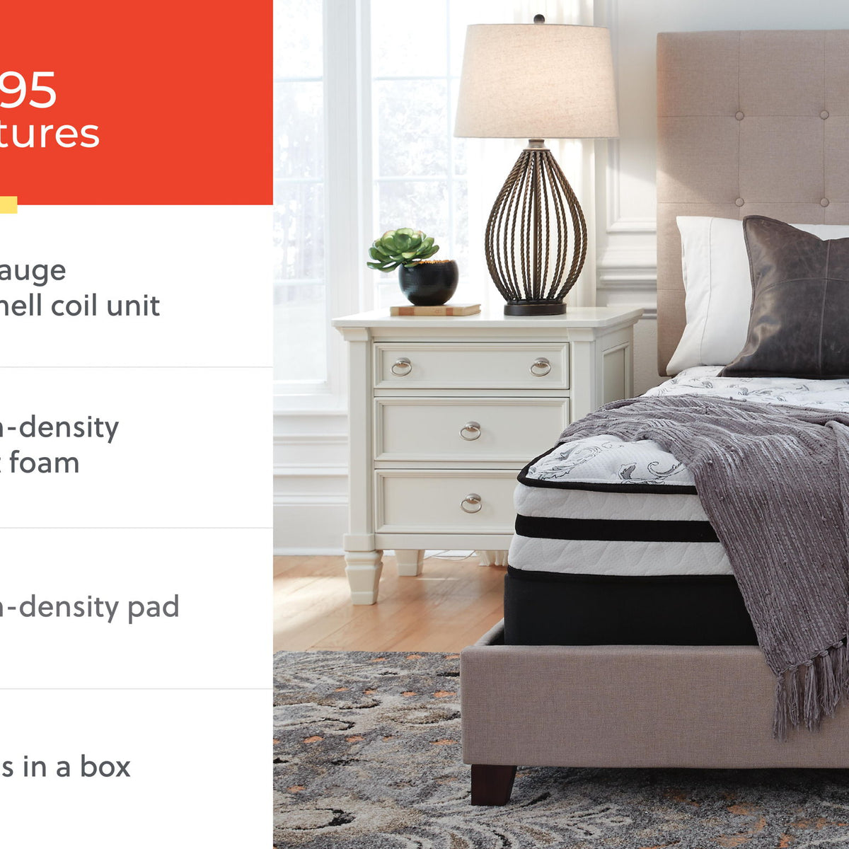 8 Inch Chime Innerspring - Firm Mattress