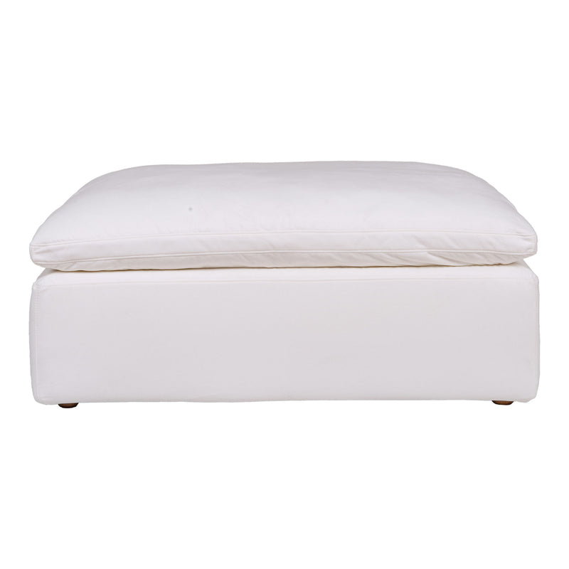 Clay - Livesmart Fabric Ottoman - Cream