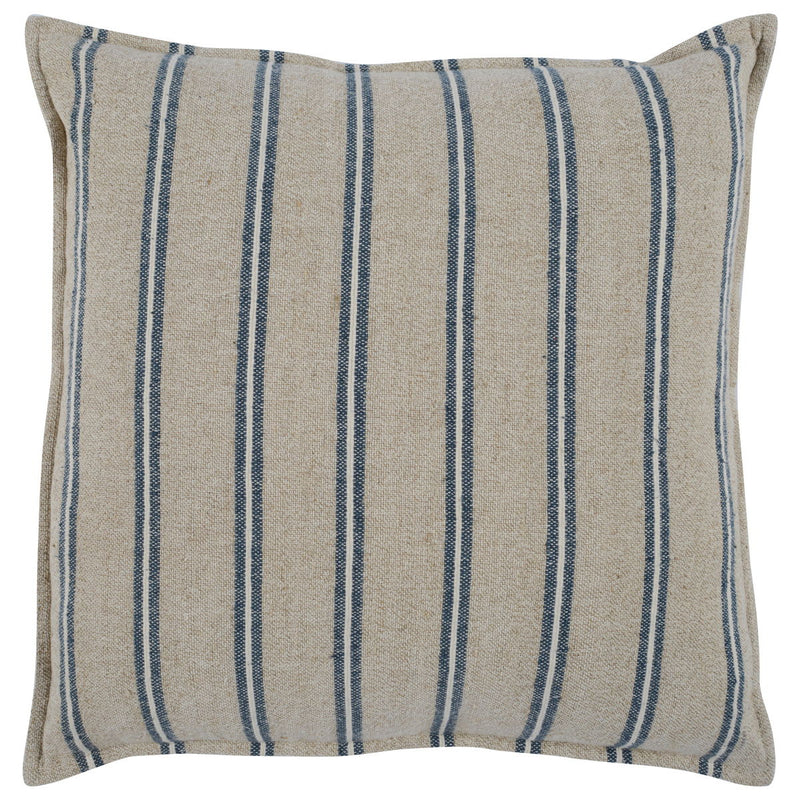 Delgada - 26" x 26" Pillow - Natural / Blue