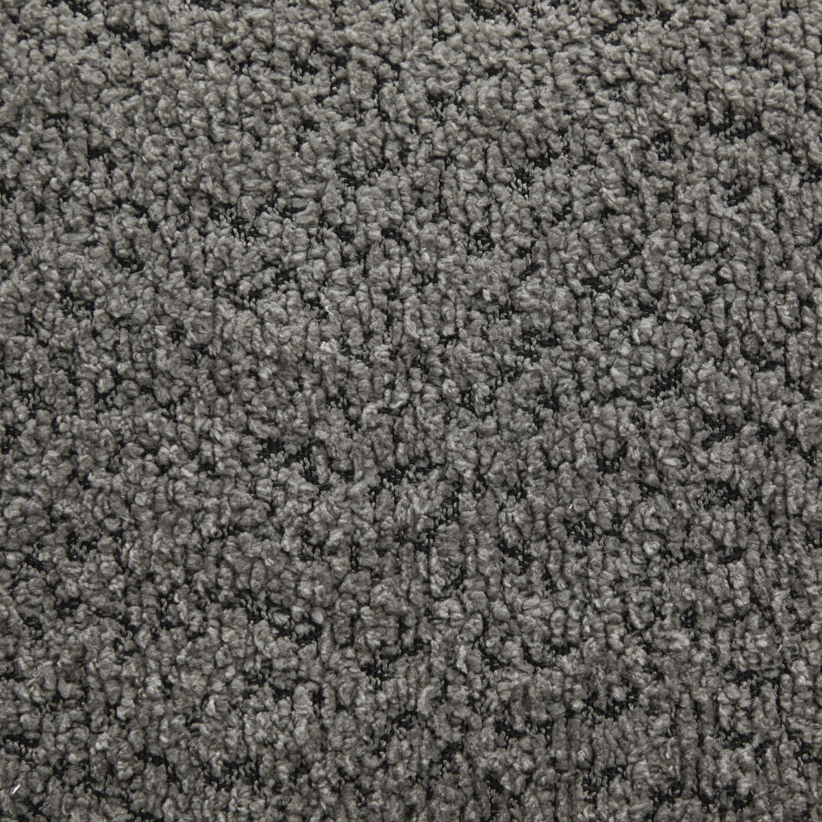 Gray boucle fabric texture, dense short-pile upholstery for sofa seating