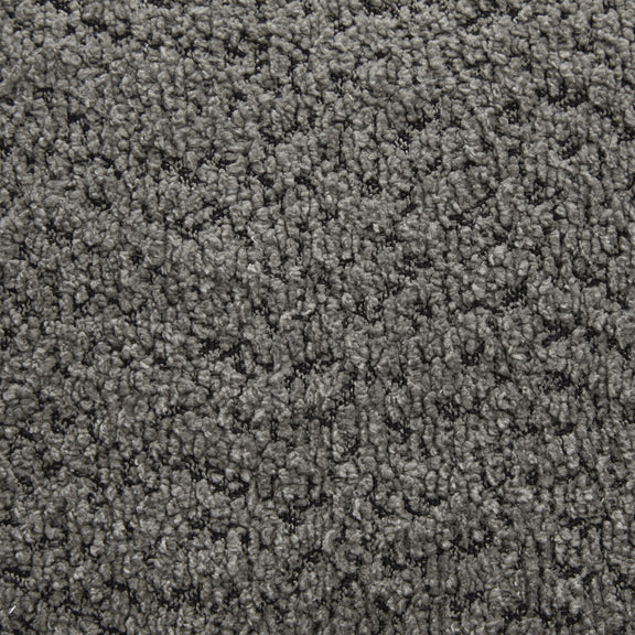Gray boucle fabric texture, dense short-pile upholstery for sofa seating
