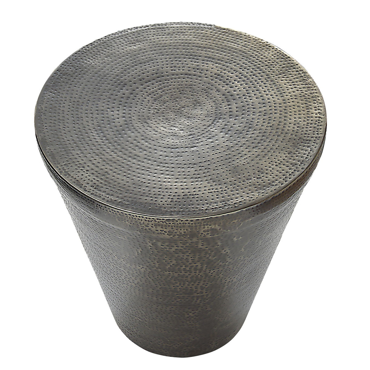 Drum Accent Side Table, Elegant Design