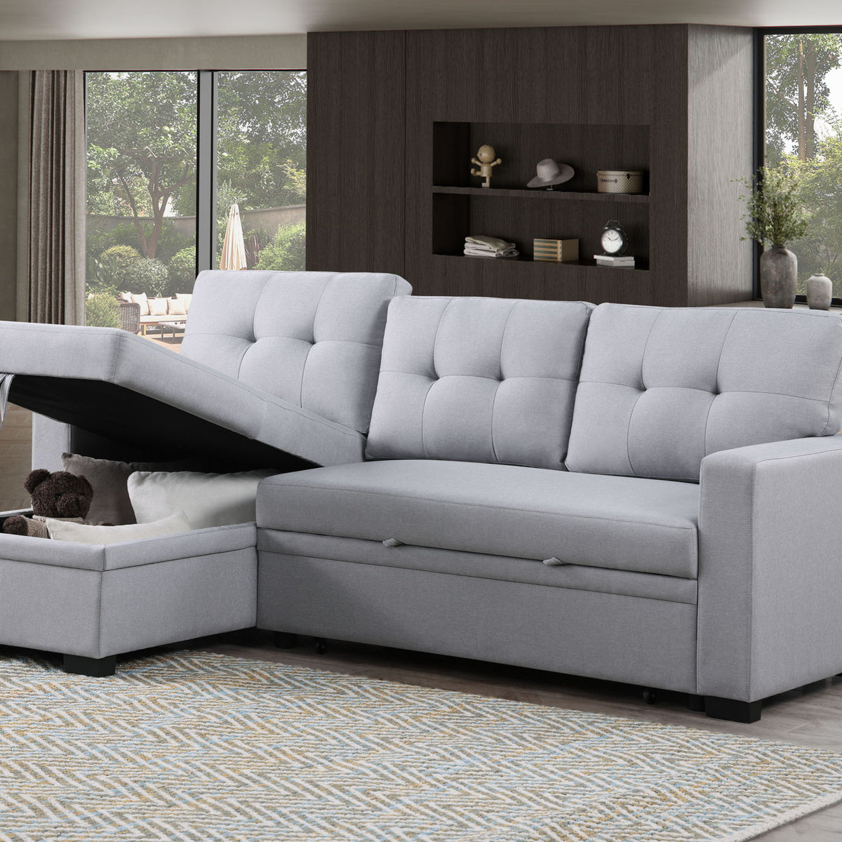 Elegant Storage Sofa