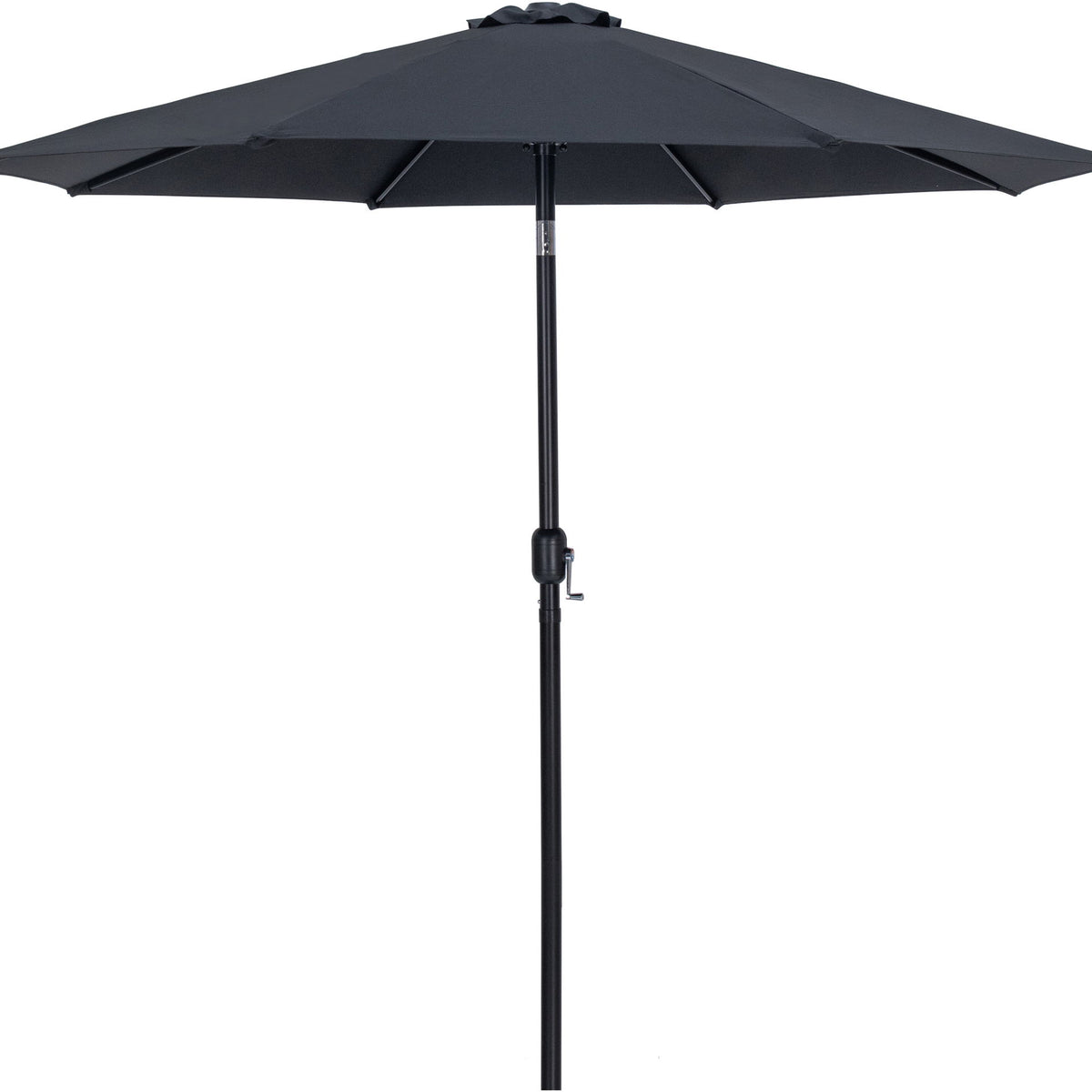 Fiji - Aluminum Patio Umbrella With Round White And Black Base