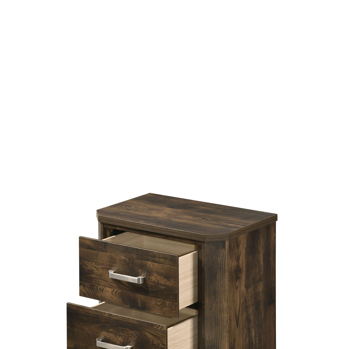 Elettra - Rustic Nightstand - Walnut