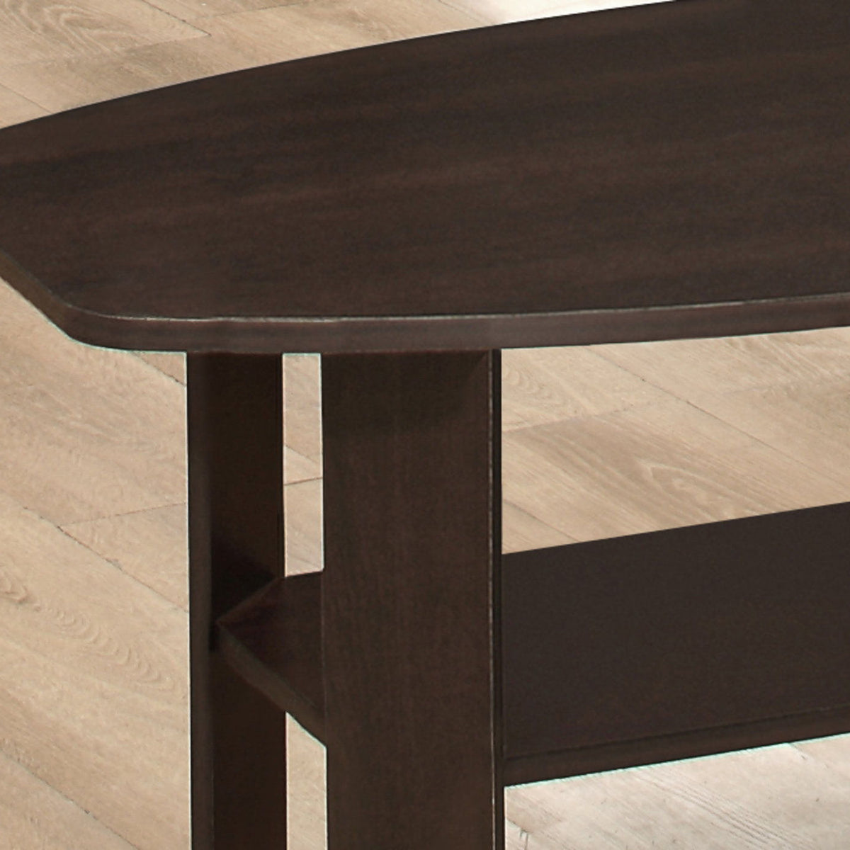 Table Set: Coffee, End, Side, Accent, Living Room, Transitional (Set of 3) - Espresso
