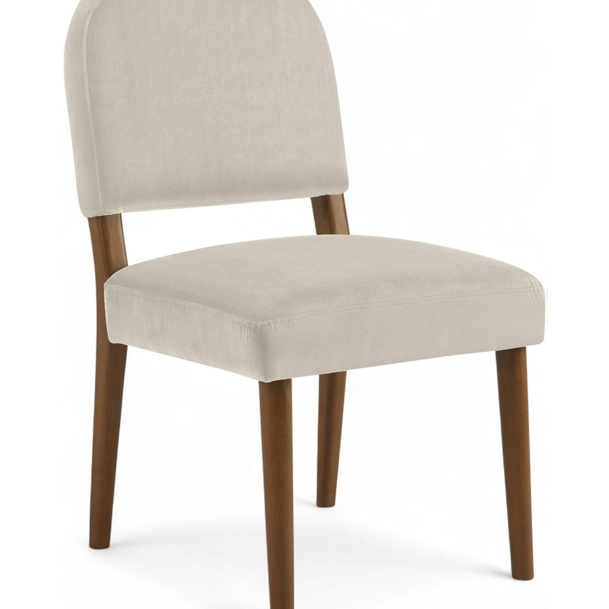 Varinelle - Velvet Dining Chair (Set of 2) - Walnut Frame