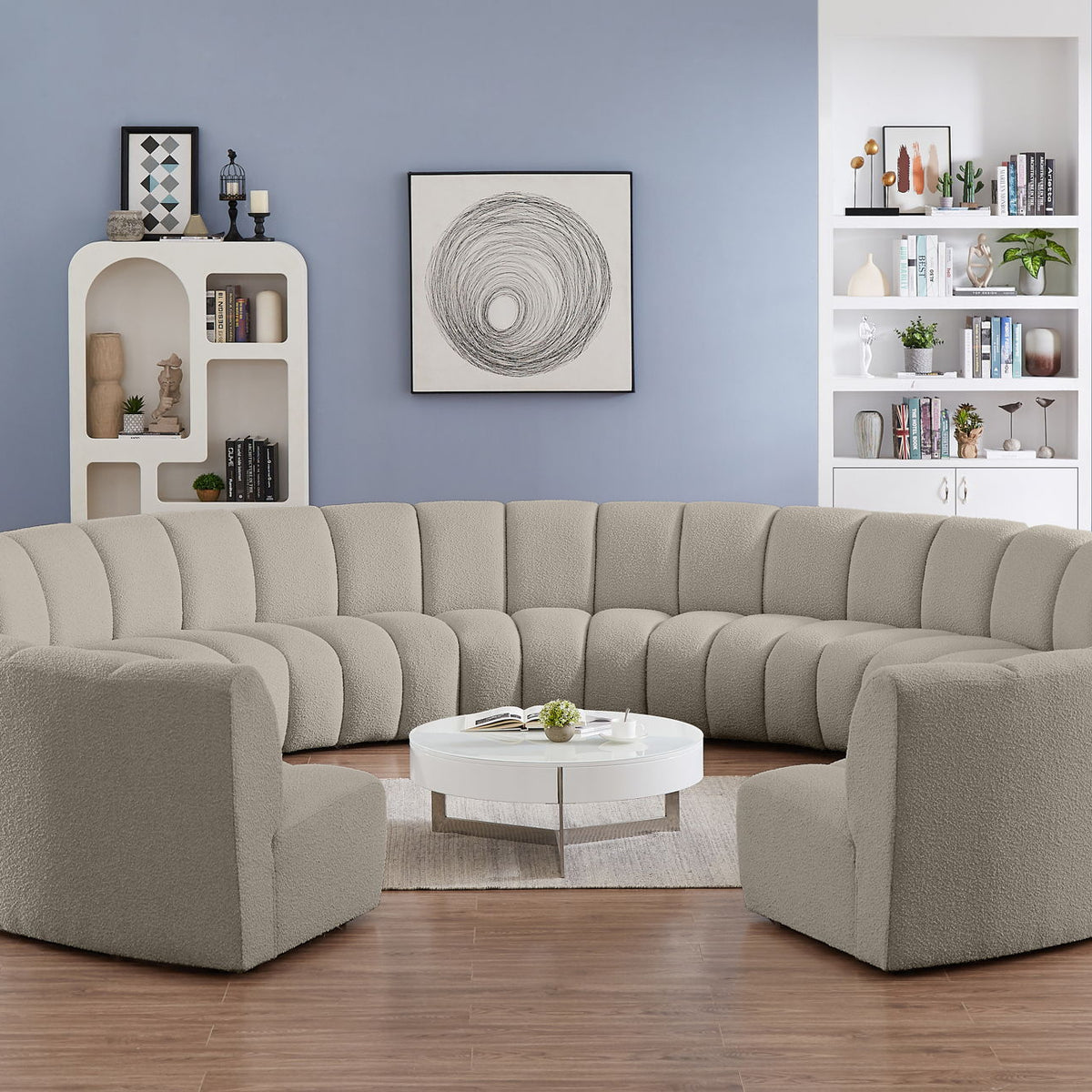 Infinity - 11 Piece Boucle Modular Sectional