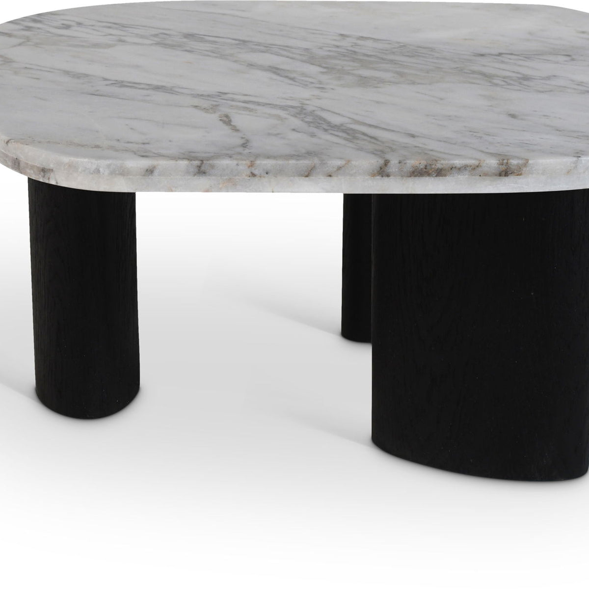 Puglia - Marble Top And Oak Wood Base Table