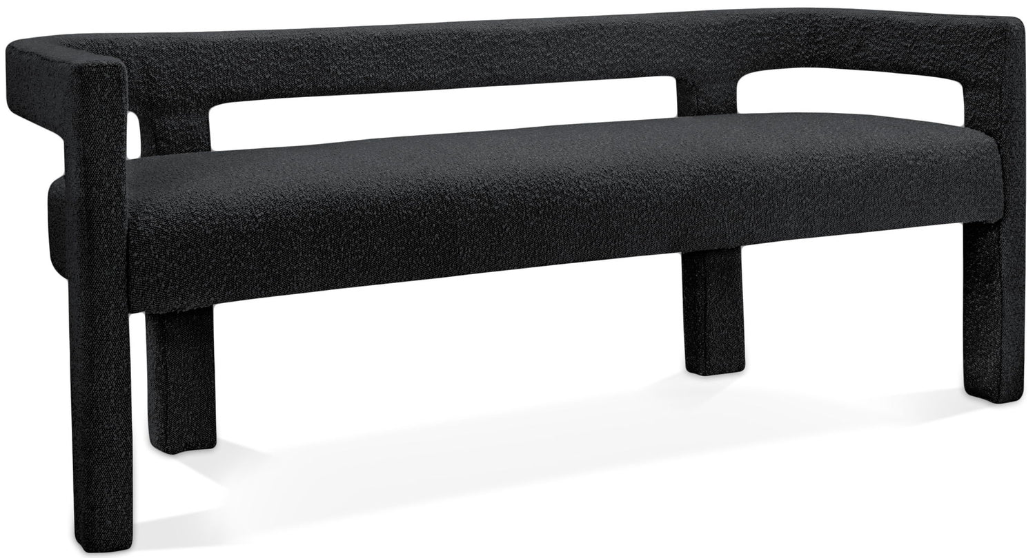 Athena - Boucle Fabric Bench