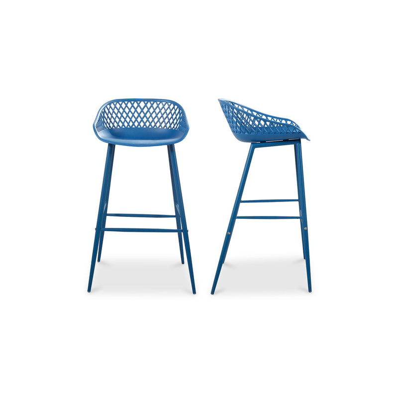 Piazza - Outdoor Barstool (Set of 2) - Blue