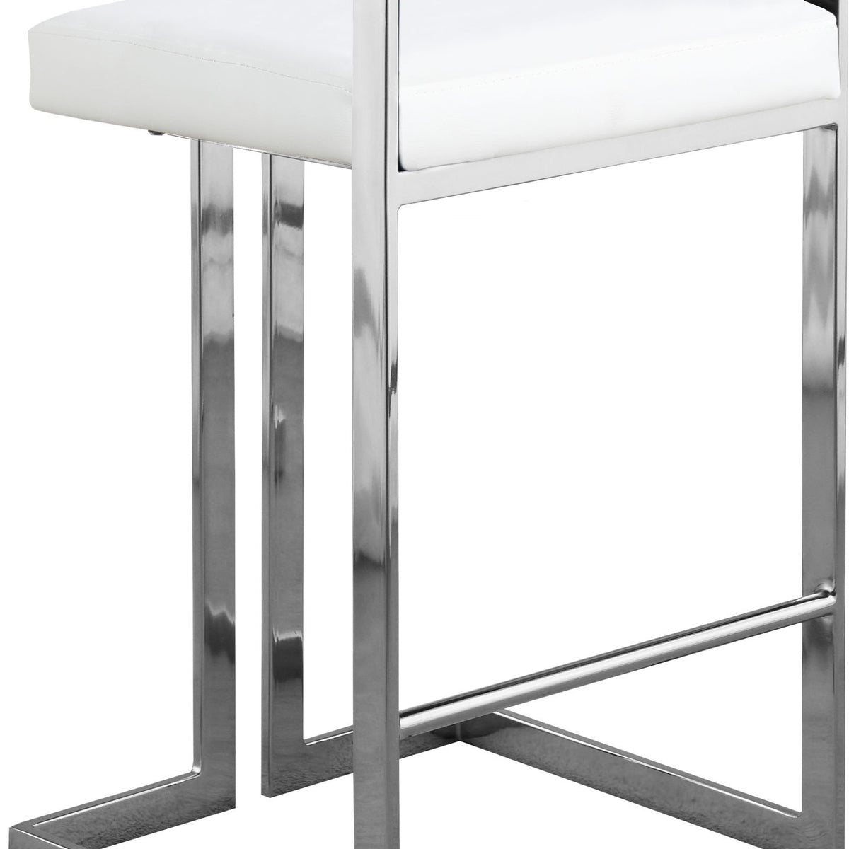 Ezra - Stool with Chrome Legs (Set of 2)
