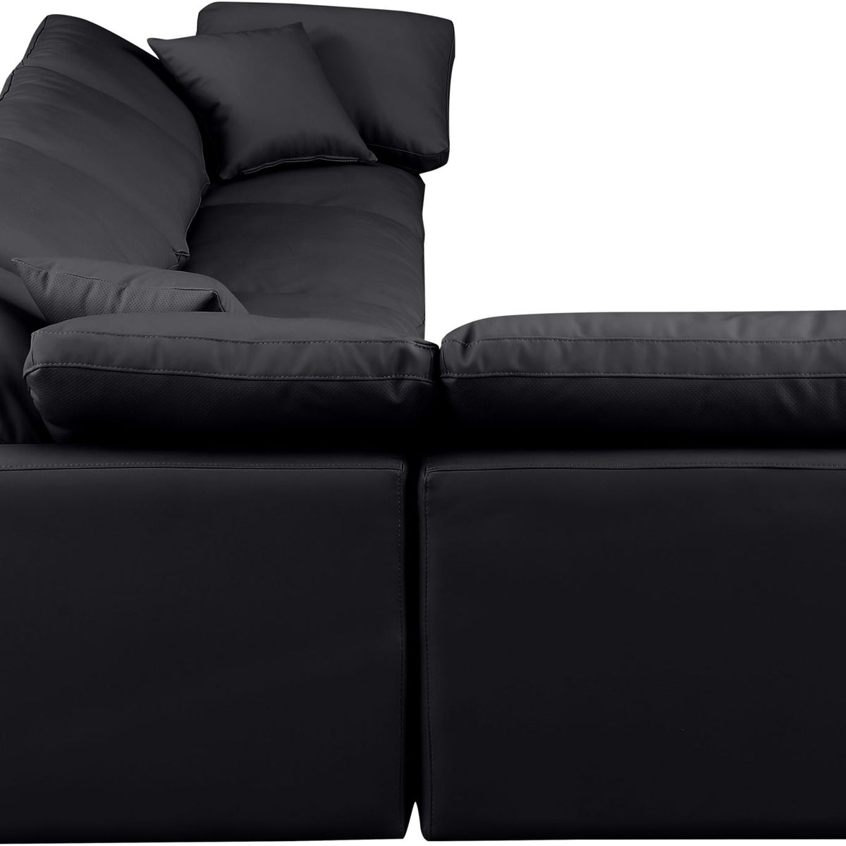 Indulge - Faux Leather 5 Piece Modular Sectional