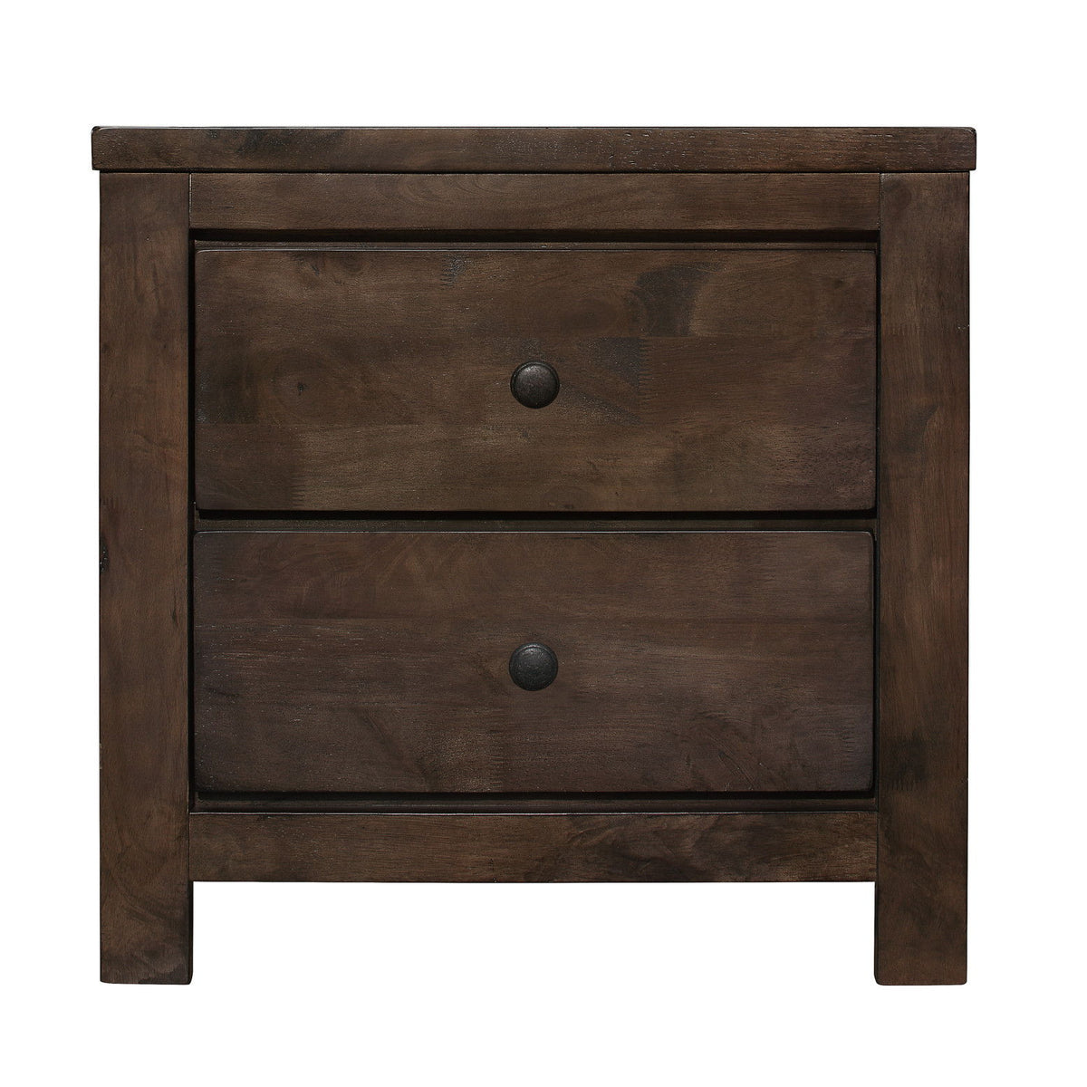 Verna - 2 Drawer Nightstand - Brown