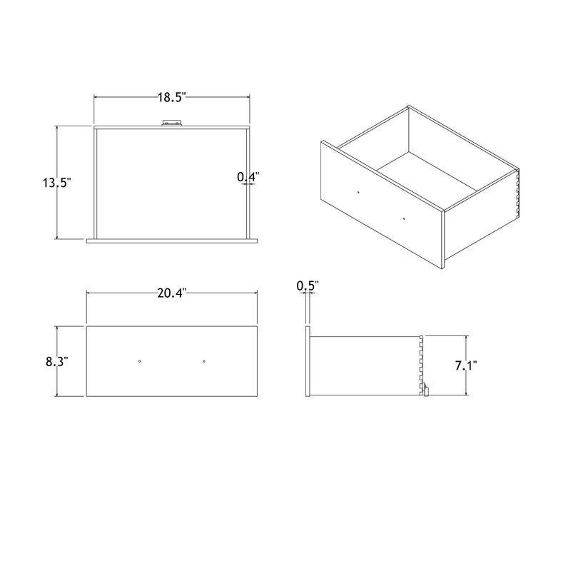 Adelaide - Nightstand With Spacious Storage