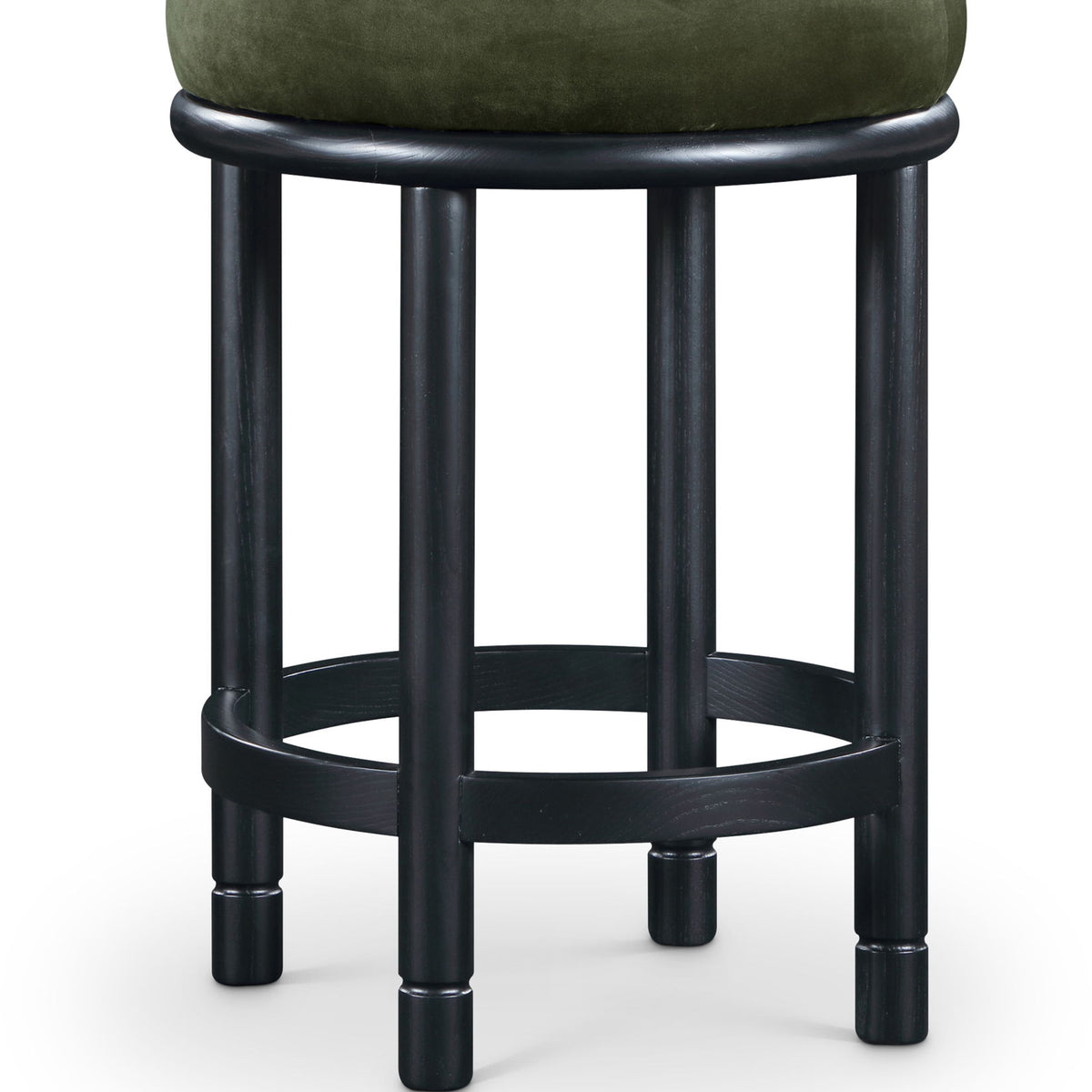Monette - Counter Stool With Black Base