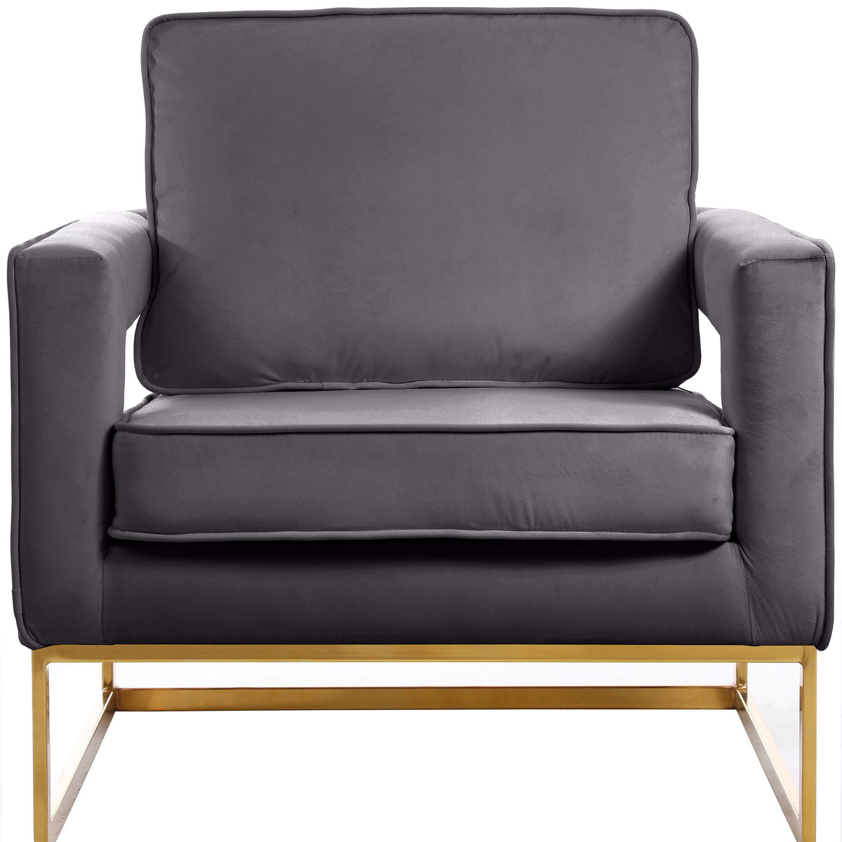 Noah - Accent Chair with Gold Legs