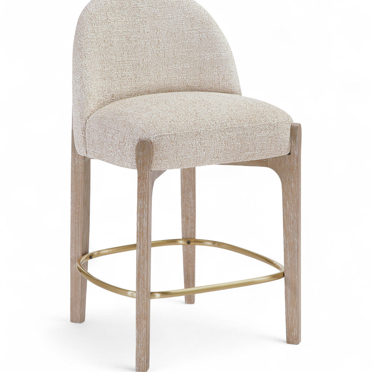 Torino - Counter Stool With Brushed Natural Base