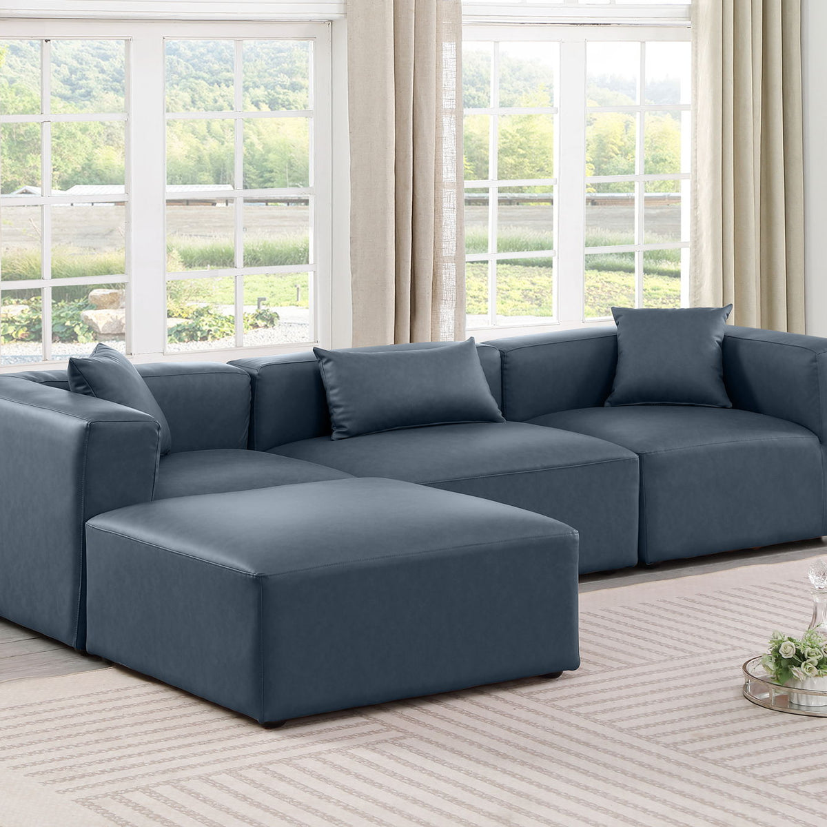 Cube - 4 Piece Modular Sectional With Chaise